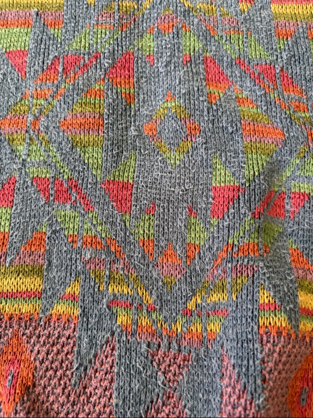 Ralph Lauren Multicolor Geometric Crewneck Sweater — Blue, Red, Green, Purple - Picture 5 of 8
